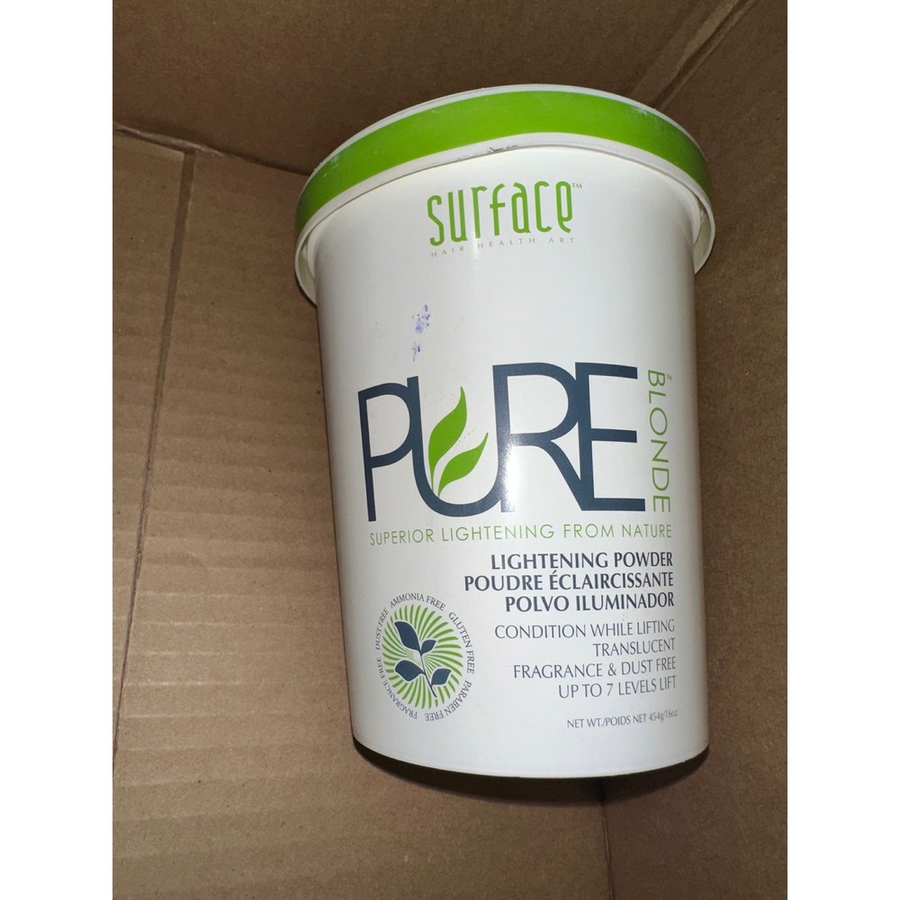 Surface Pure Blonde Lightening Powder Ammonia Free Hair Bleach 7 Levels Lift‎